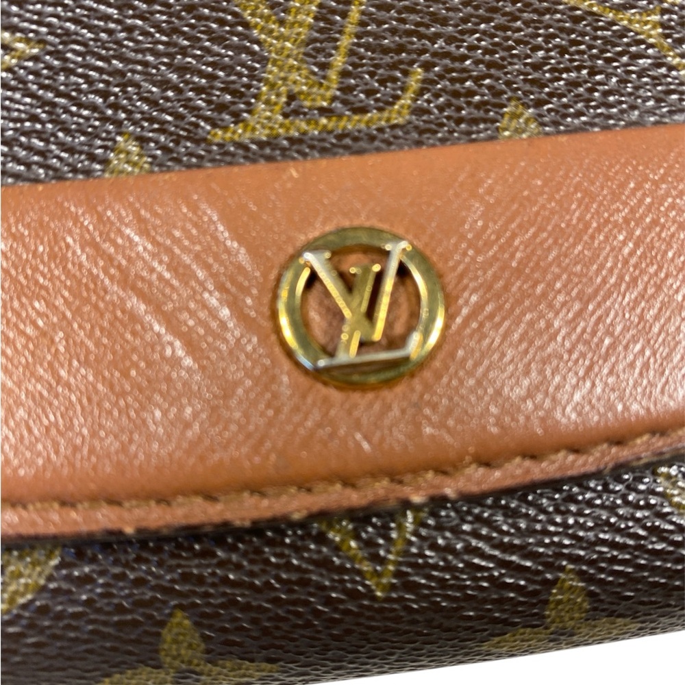 Louis Vuitton Monogram Bordeaux Brown Crossbody snap flap bag, vintage - Picture 4 of 16
